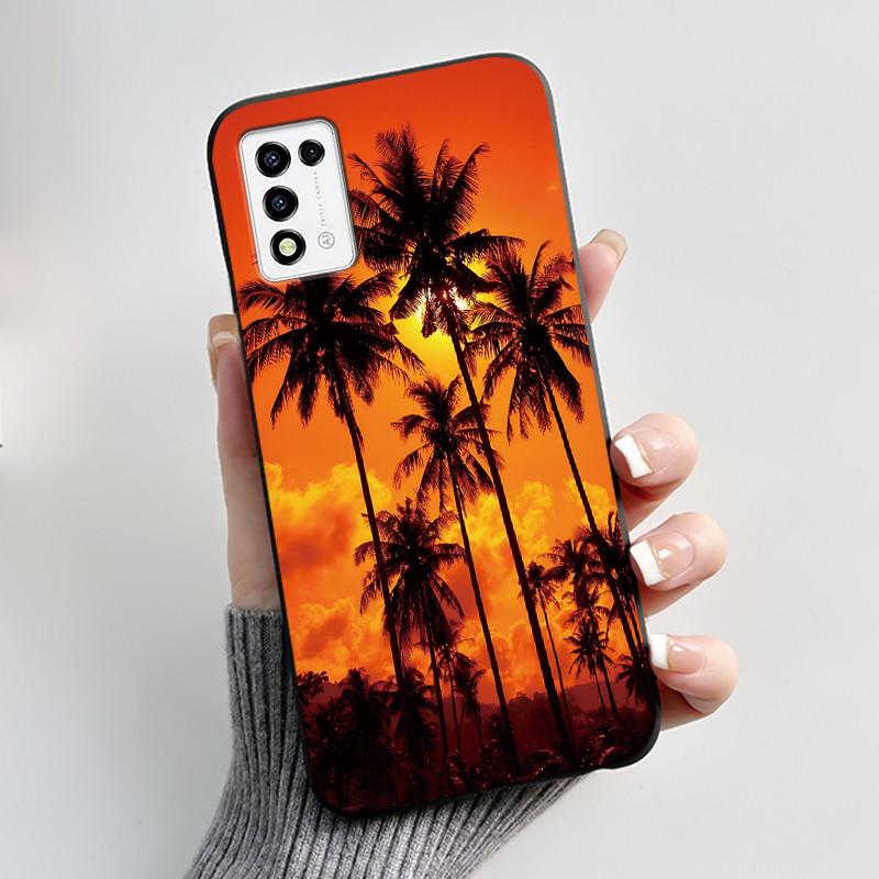 For ZTE Libero 5G III,  A202ZT Soft Silicone Black Case For ZTE Libero 5G II, A103ZT Popular Pattern Panda Shockproof Shell