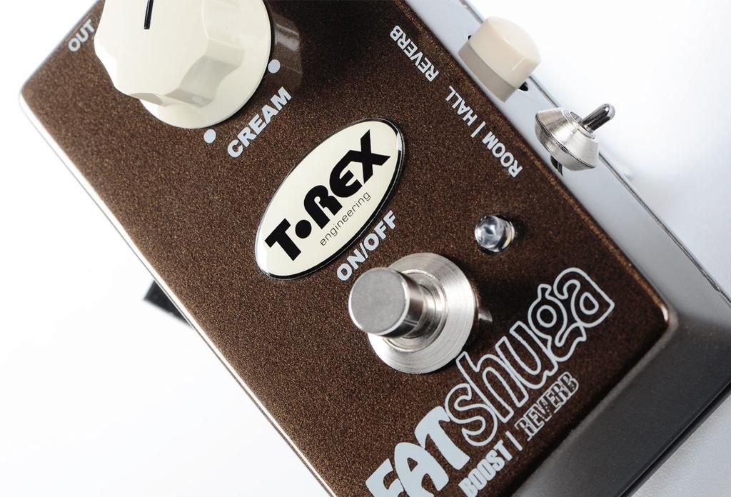 Effector Guitar FAT SHUGA T-REX Boost/Reverb