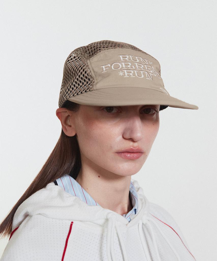 Кепка-сетка Minasu Run For Rest Run Mesh Camp Cap_Бежевый