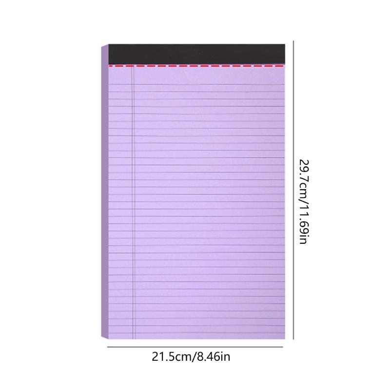 Ruled Writing Tablets for Teacher Students Home Writing Pad Legal Pads Notepad Lined Notebook Lined Writing Note Pads