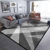 Grey Geometric Carpet for Living Room Modern Luxury Decoration Home Rugs for Bedroom Big Size Non-slip Easy Cleaning Floor Mat