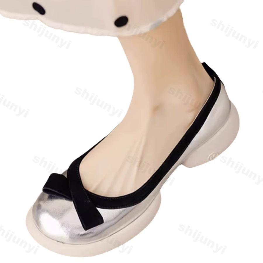 Мода 2024 года, осень, новые женские повседневные туфли из искусственной кожи на платформе, женские гладиаторские туфли для вечеринок, женские туфли в римском стиле с мелким каблуком