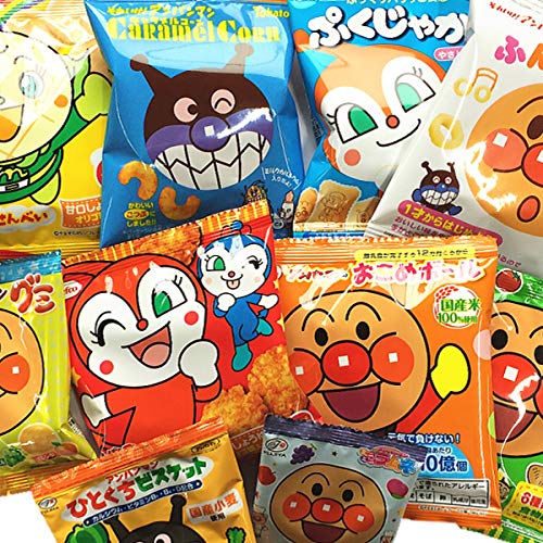 Kamenosuke Store Original Anpanman Small Bag Sweets Assortment 10 Types 50 Bags Set