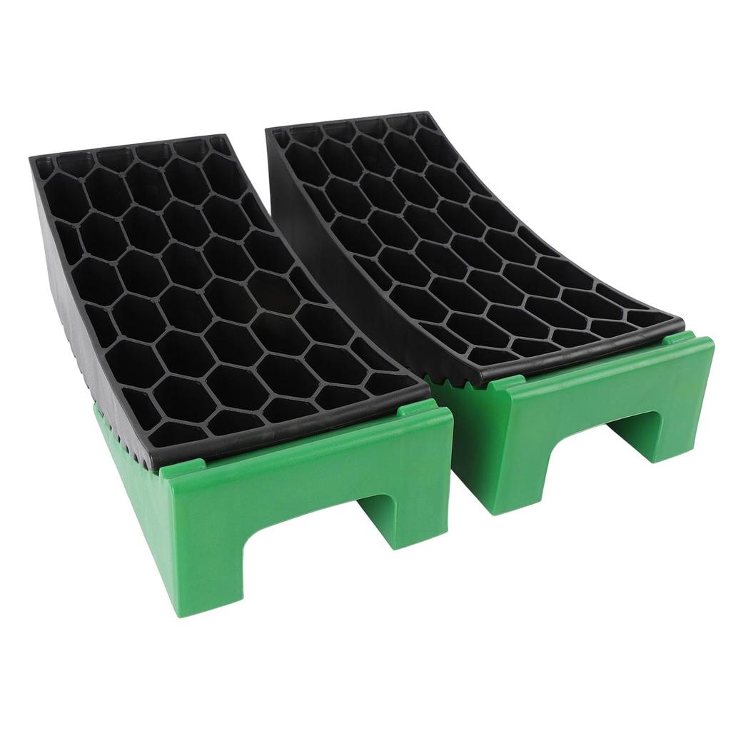 6 Heavy-Duty Carb Leveling Blocks for RVs | 35,000 Lb Weight Capacity | Portable Camper Levelers with Non-Slip Pads