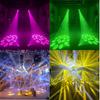 Mini 150W LED Moving Head Light with 18 Rotating Prisms DMX512 Control for DJ Stage Effects in Disco Bars