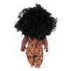 30cm Real Life Baby Girl Doll Vinyl African Newborn