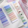 200 листов/комплект, простота, липкая заметка, креативная серия с градиентом цвета, липкий блокнот для изучения, канцелярские принадлежности, указатель, липкая заметка для студентов