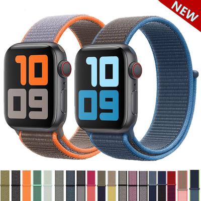 Нейлоновый спортивный ремешок для Apple Watch Ремешок 44 мм/40 мм Apple Watch 6 SE 5 4 3 Ремешок Iwatch Ремешок 38 мм/42 мм Браслет с аксессуарами для часов