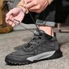 Мужская походная обувь из натуральной кожи, противоскользящая уличная обувь с высоким берцем