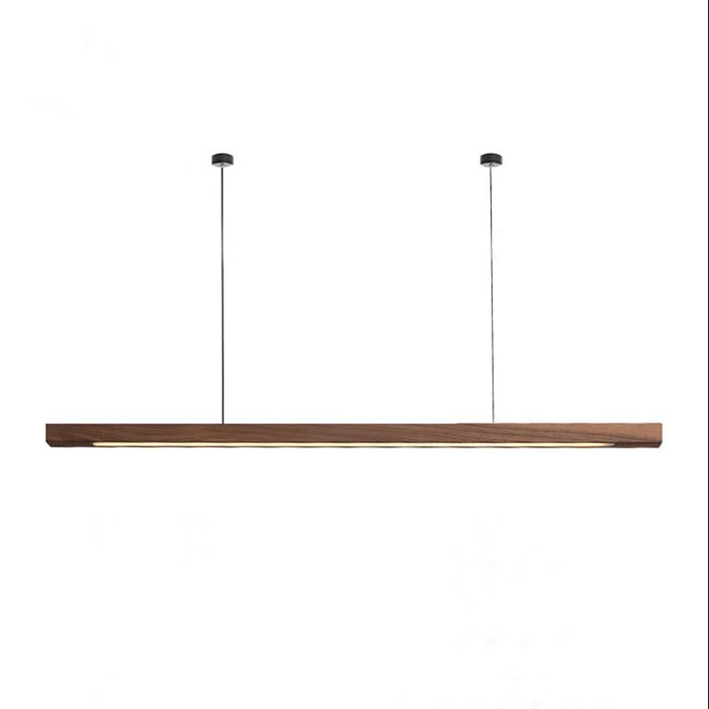 UOSU Nordic Solid Wood Linear Chandelier