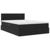 Storage Bed with Mattress Black 140 x 200 cm Velvet