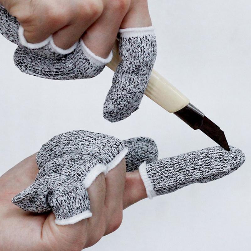 10 шт. напальчники протекторы для большого пальца анти порезы кончики пальцев гибкие устойчивые защитные напальчники Diy Work