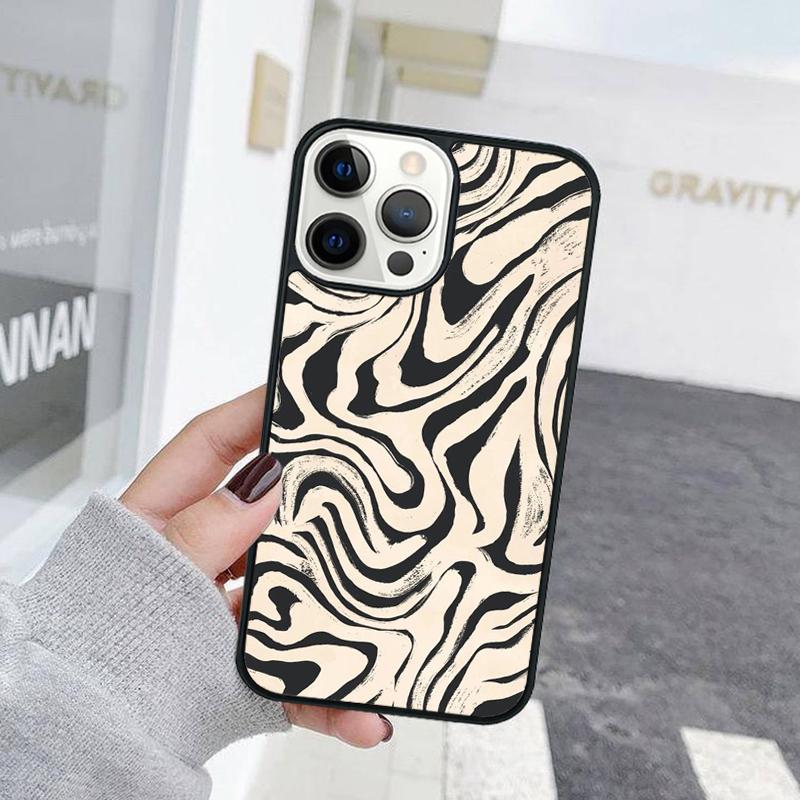 Модный абстрактный арт, линия, волна, чехол для телефона для iPhone 17 Air 15 16e 11 13 14 Pro Max 12 Plus Max Fundas