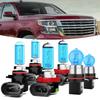 Галогенные фары подходят для Chevrolet Chevy Tahoe 2000-2006 Лампы фар, 9005/HB3/H10 Дальний свет + 9006/HB4 Ближний свет + 880/881/H27 Противотуманная фара