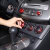 Для Mitsubishi Eclipse 2006-2011 алюминиевый сплав ручка регулировки громкости кондиционера кольцо накладка автомобиля