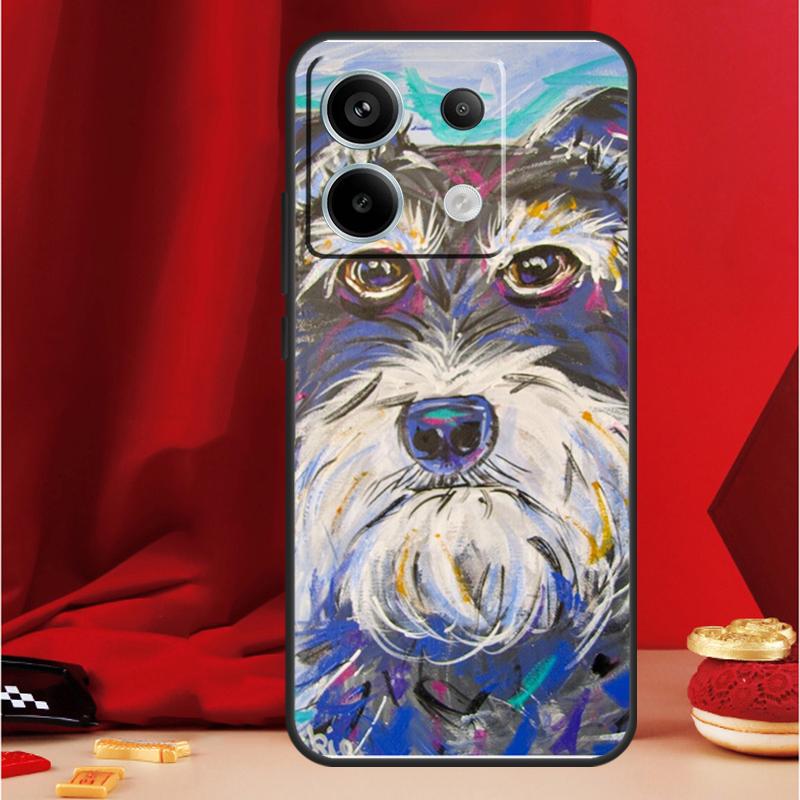 Lovely Dogs Schnauzer Case For Xiaomi Redmi Note 14 13 12 11 15 Pro Plus Redmi 15 13 10 10C 12C 13C 14C 15C Funda