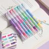 8pcs Color Laying Highlighter Pen Set Dual-side Fluorescent Magic Art Marker Liner Drawing Office School