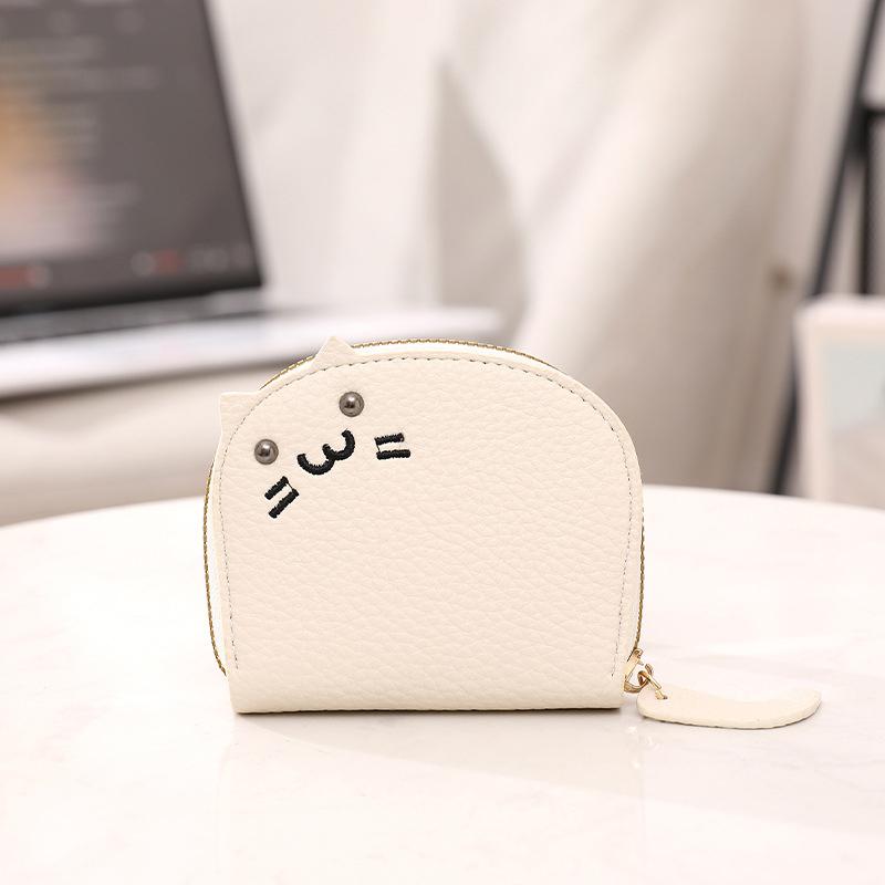 Новый Кошелек для монет Cat Small Fresh Cartoon Multi-Card Netflix Cute Premium Compact