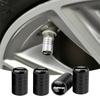 4Pcs 3D Metal Car Wheel Tire Valve Stem Cap Accessories For Mitsubishi 9 Ralliart EX ASX L200 Colt Outlander Pajero Lancer Cross