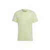Solid Logo Crew Neck Sports Tee Men Tops Green HB7441