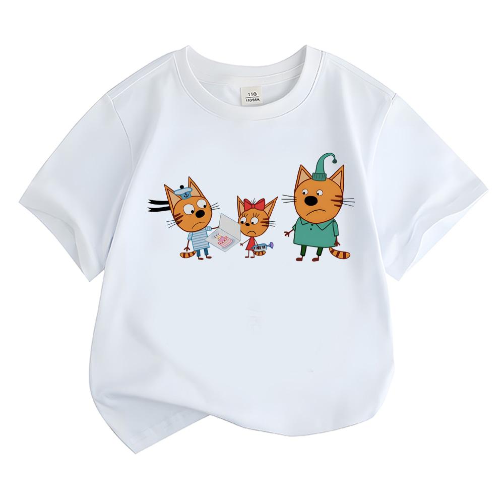 Kid-e-cats Детская футболка для девочек Летняя с коротким рукавом Мягкая 100% Хлопок Мультяшные Детские Розовые Топы Одежда для Малышей и Детей аниме футболка Милая футболка
