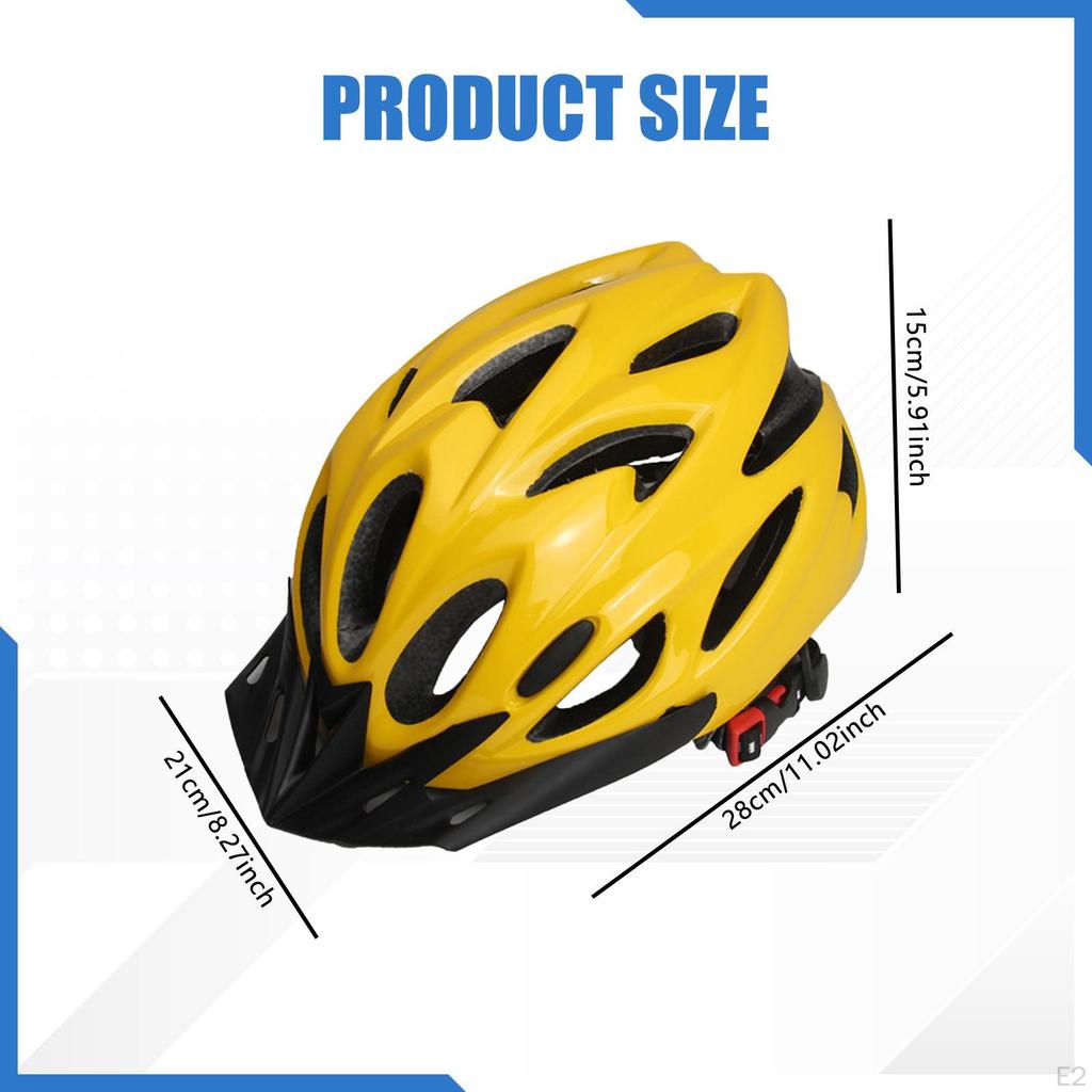 Bike Helmet Practical Shock Absorption for Men Women Adjustable Lightweight