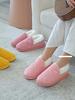 2025 New Winter Corduroy Cotton Slippers Home Couple Anti-moisture Slippery Thick Bottom Cotton Shoes