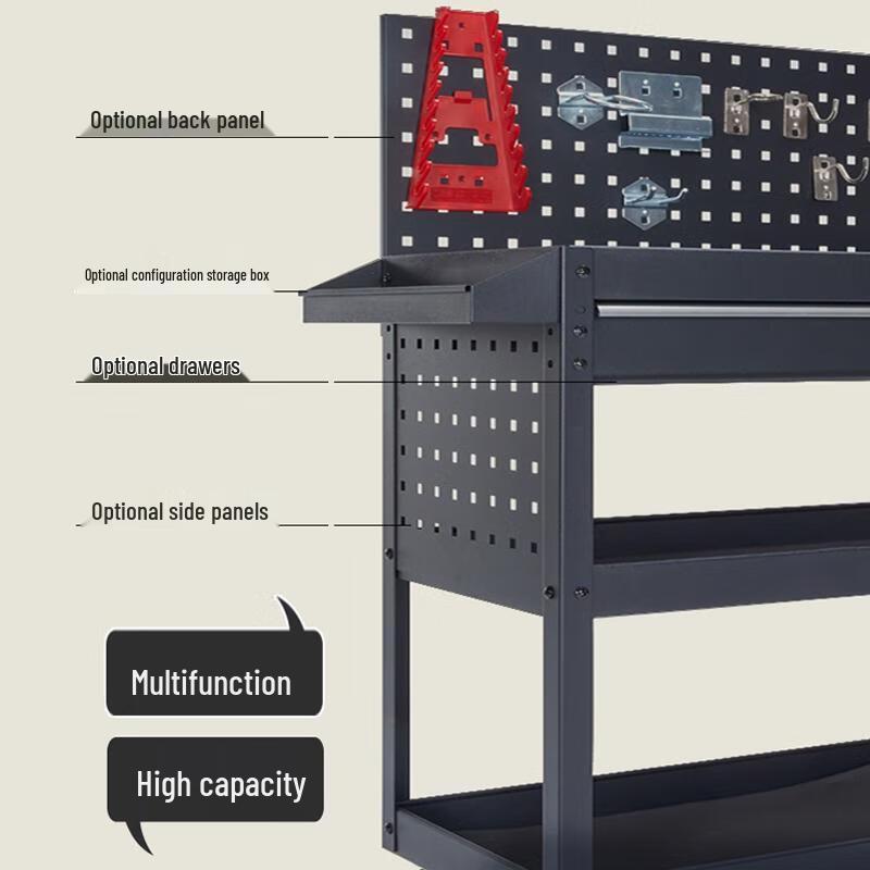 HANDUNYOU 3-Tier Utility Tool Cart
