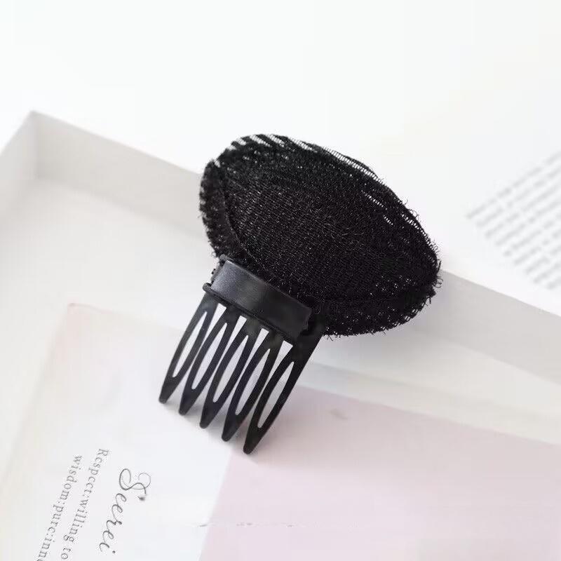 1 шт. Невидимая пушистая губка-заколка для волос, объемная основа для пучка, подушечка для объема у линии роста волос