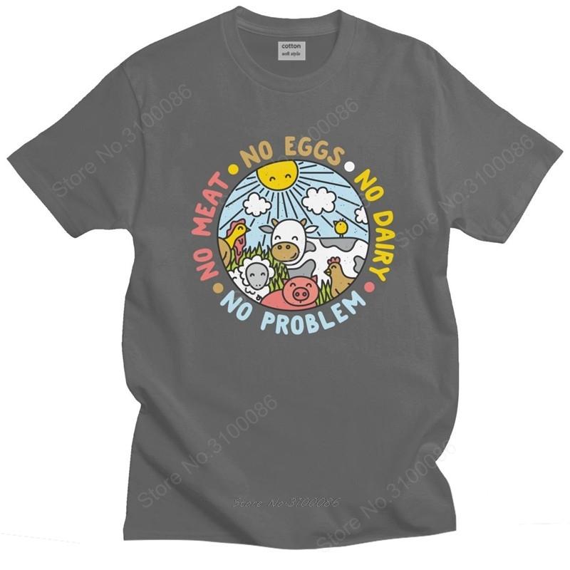 Vegan Animals Are Friends Men T Shirt Cotton Veganism Tee Tops Fashion Tshirt Short Sleeve Graphic Tshirt Clothes Apparel