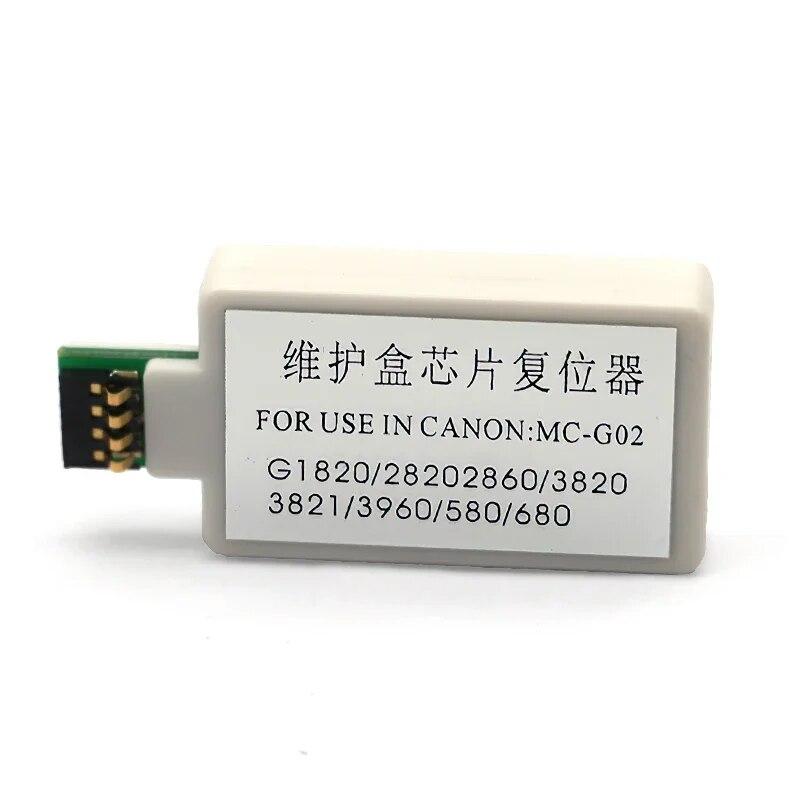 MC-G02 Чип для обслуживания резервуара для Canon G1520 G2520 G2560 G3520 G3560 G3620 G3660 G1020 G2020 G3020 G3060 декодер 1 шт.