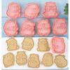 8 шт. Capybara Cookie Mold Biscuit Fondant Embosser Stamp для свадебных вечеринок Пластиковые принадлежности для украшения тортов и выпечки