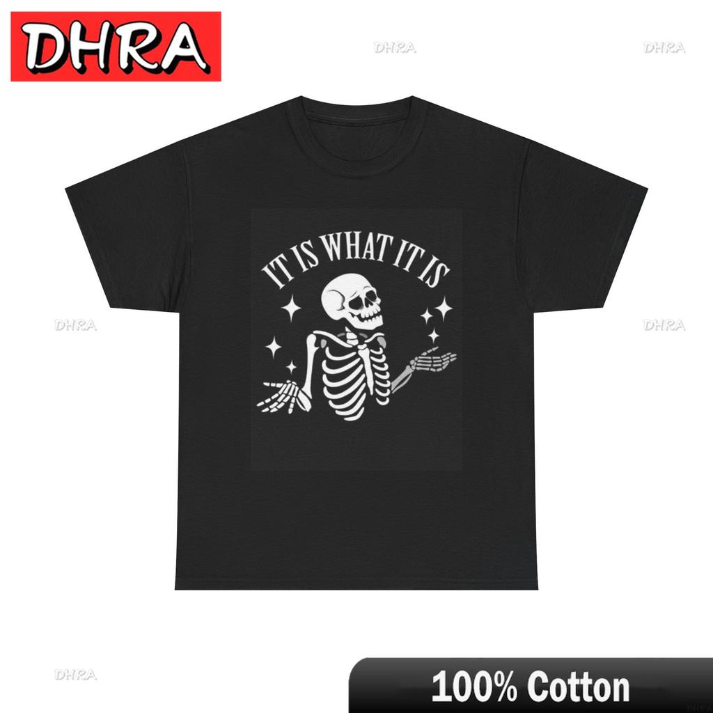 It Is What It Is Graphic T Shirt Funny Skeleton Sarcasm Jokes Unisex Casual Tshirts Graphic Comfy Casual Graphic Shirts TShirt