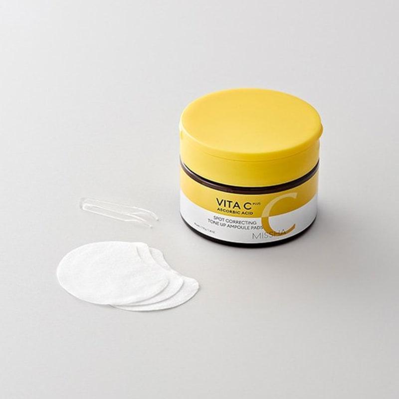 MISSHA Vita C Plus Spot C Tone-up Ampoule Pad 80 Sheets