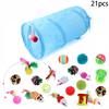 Rainbow Cat Tunnel Collapsible Pet Play Tube Interactive Hide And Seek Toy For Kitten Puppy Puzzle Exercise Agility Outdoor