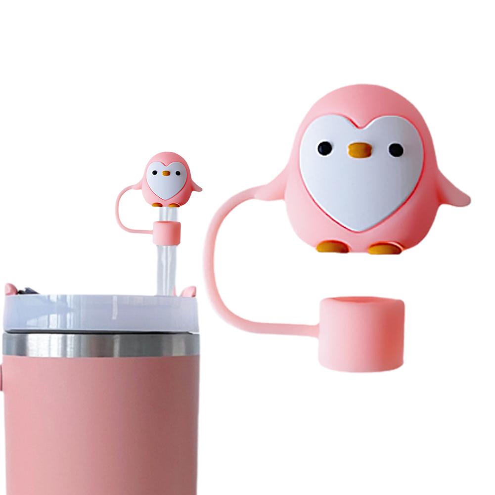 Крышка для трубочки Penguin, силиконовая крышка для трубочки, 10 мм, пылезащитная крышка для чашки Stanleys Reusab W0C0