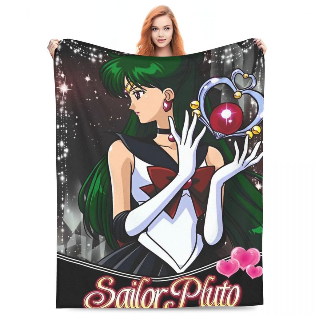 S-Sailor M-Moon Anime Blanket Quality Warm Throw Blanket Winter Picnic Outdoor Comfortable Bedspread
