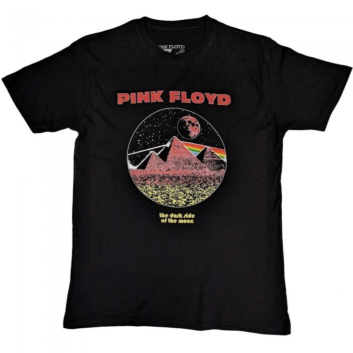 Pink Floyd Футболка унисекс для взрослых с изображением пирамид