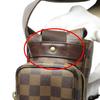 LOUIS VUITTON Damier Reporter Melville Shoulder Bag Damier canvas Brown N51126 Used
