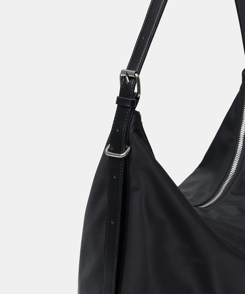 MUSINSA STANDARD WOMAN Women'S Nylon Slouch Shoulder Bag [Black]