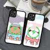 BUBU DUDU Мультяшный Матовый Магнитный Чехол Для Телефона Для IPhone 16 17 15 14 13 12 11 Для Magsafe Беспроводной Зарядки