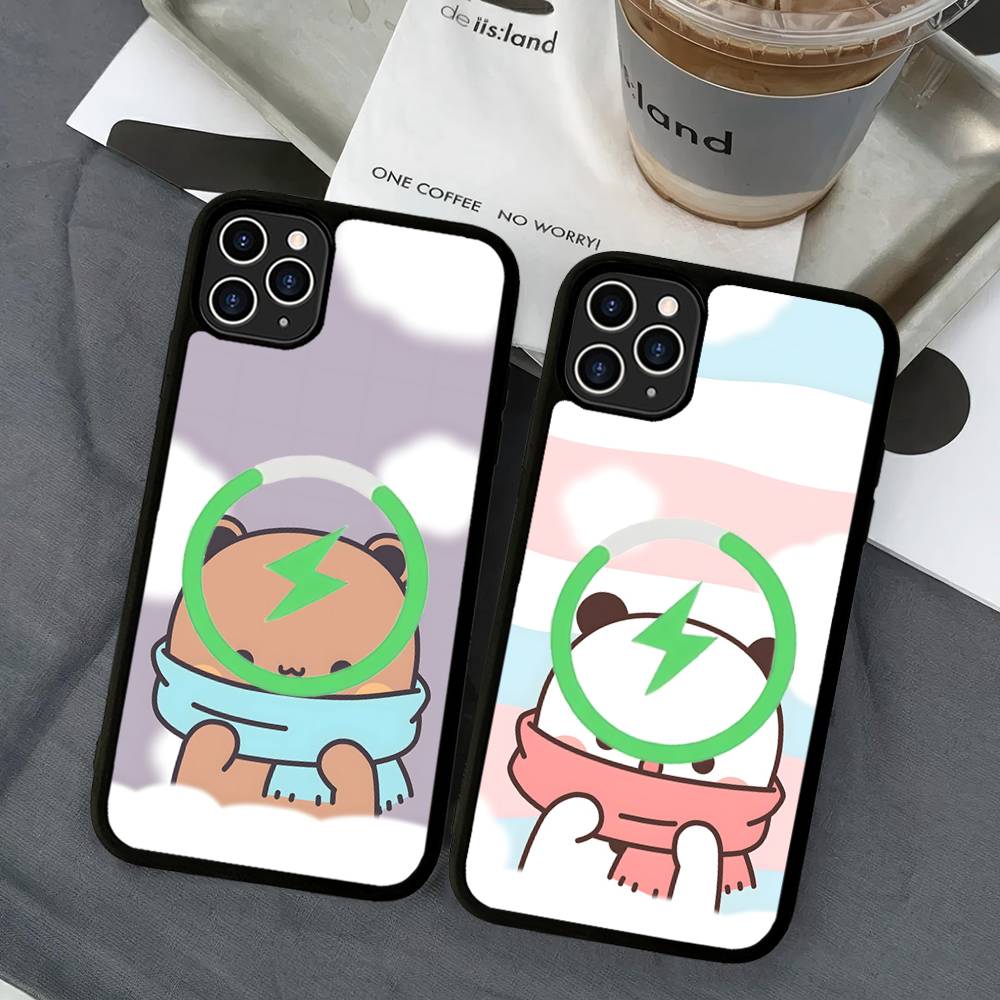 BUBU DUDU Мультяшный Матовый Магнитный Чехол Для Телефона Для IPhone 16 17 15 14 13 12 11 Для Magsafe Беспроводной Зарядки