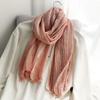 Thicken Striped Pleated Shawl Windproof Men Scarf Korean Style Winter Cashmere Scarf  Male