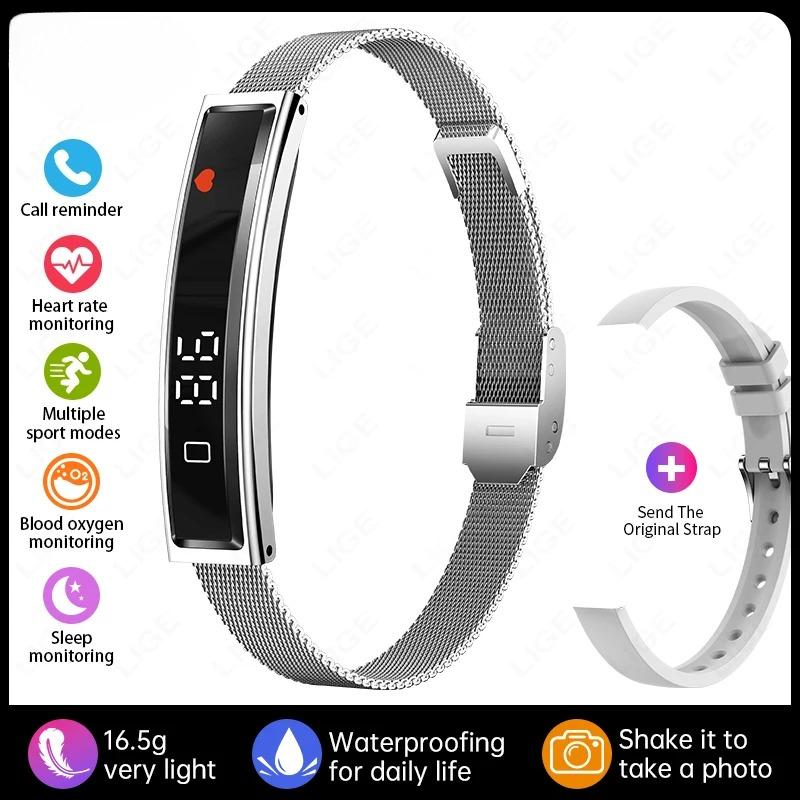 Smart Bracelet Heart Rate Blood Oxygen Health Monitor Pedometer Sports Fitness Tracker For Men Women Electronic Smartwatch