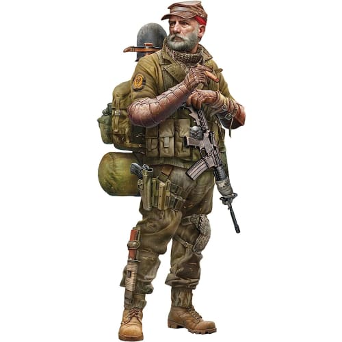 Master Box 1/24 Scale Reaper Plastic Model Kit, Post-Final War Series 2: The Last Bridge, MB24074