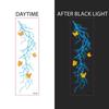 Black Light Fluorescence Tattoo Stickers Luminous Body Art Sticker  Finger Hand Legs Arm