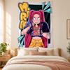 Kpop demon hunters Tapestry highquality for decorating living room bedroom dorm walls ideal as bedroom wallart orholiday gift