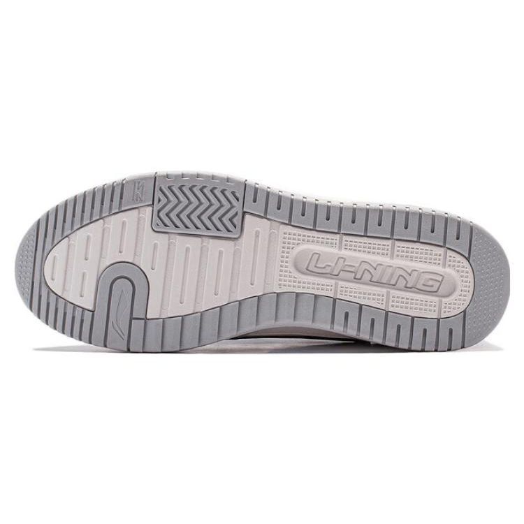 Li Ning Tian Ji 2.0 мягкие амортизирующие низкие кроссовки для скейтбординга мужские белые серые черные AGCT345-1