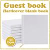 120 Pages Blank Guestbook - White Hardcover Sign-in Book For Guests And Visitors To Sign At Your Wedding, Party, Baby Shower Or Bridal Shower
