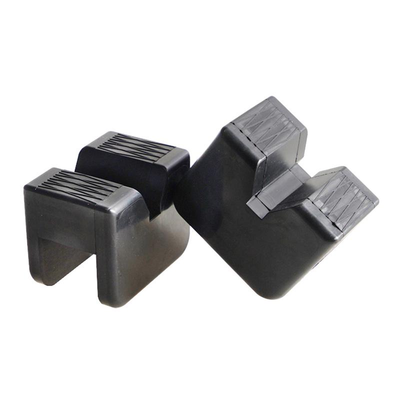 Universal Car Jack Stand Rubber Pad Slotted Protector for Vehicle Frame Safety Home Garage Professional Repair